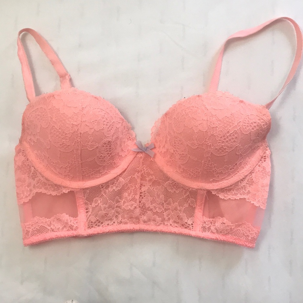 victoria’s secret corset push up bra